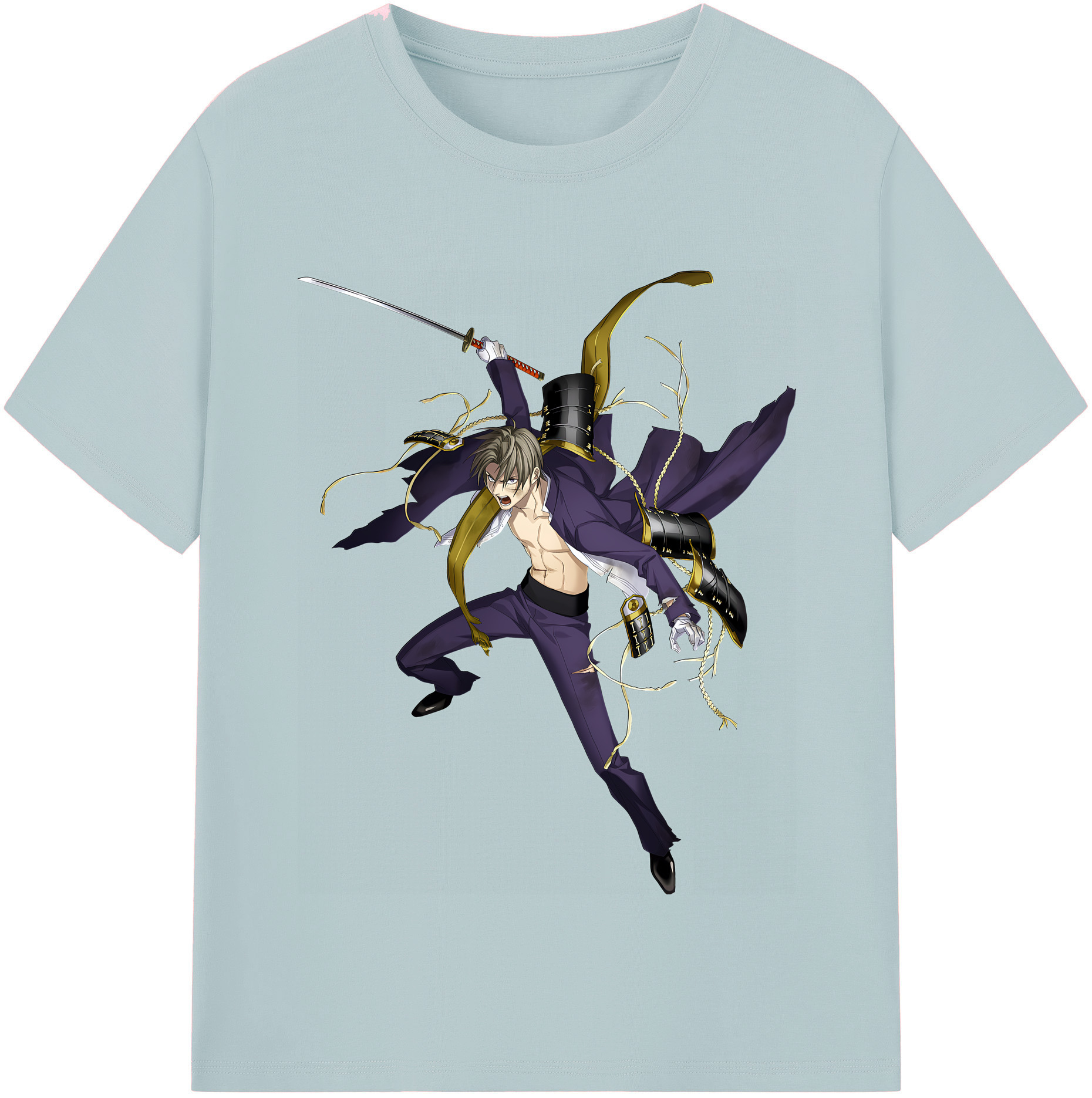 （画像用） 刀剣乱舞 Touken Ranbu 綿100％半袖Tシャツ（フロントプリント）